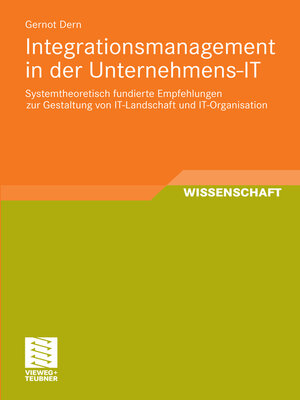 cover image of Integrationsmanagement in der Unternehmens-IT